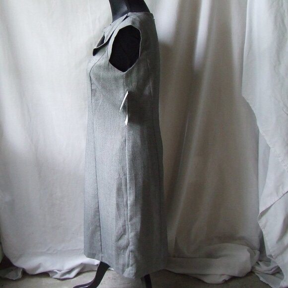 Sandra Darren dress houndstooth black and white size 6 lined cap sleeve new NWT - Picture 4 of 16